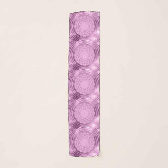 Violet Crown Chakra Metaphysical Spiritual Zen Scarf (Front)