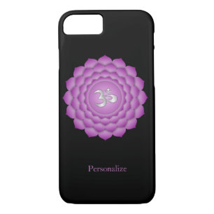 Violet Crown Chakra Zen Meditation Personalize iPhone 8/7 Case
