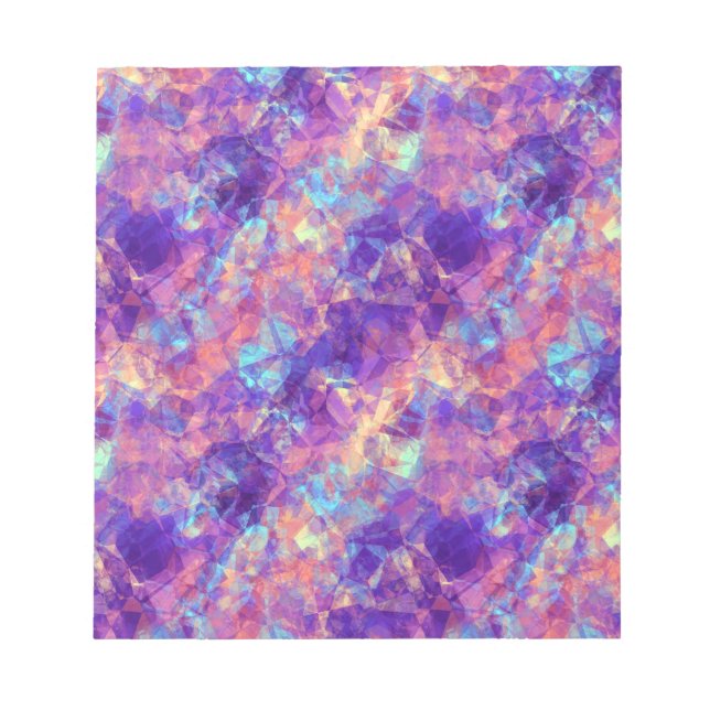 Violet Crumpled Texture Notepad (Front)