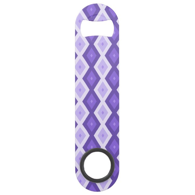 Violet diamond pattern bar key (Front)