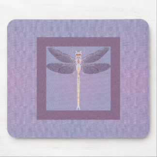 Violet Dragonfly Mouse Pad