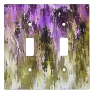 Violet Dreams And Olive Skies Light Switch Cover