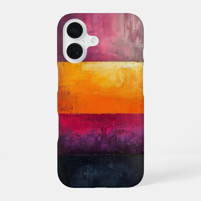 Violet Ember Fields iPhone Case (Back)