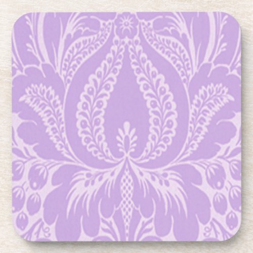 Violet Fantasy Floral Coasters