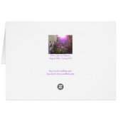 Violet Fire by Harmony Cards (Back Horizontal)