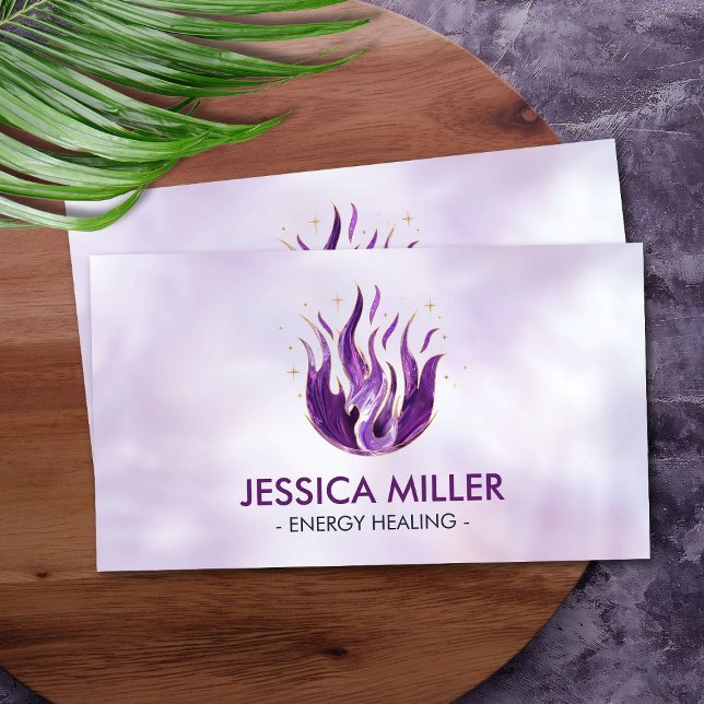 Violet flame - Amethyst Business Card (Creator Uploaded)