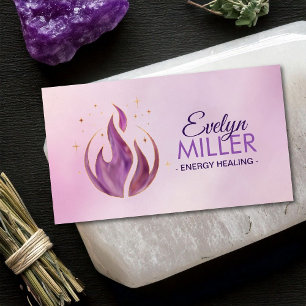 Violet flame business card