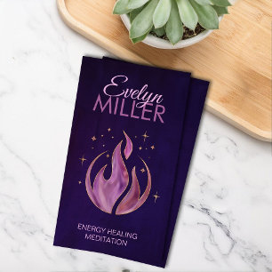 Violet flame - Purple Flame Business Card