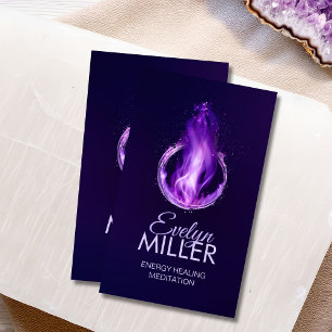 Violet flame - Purple Flame Business Card