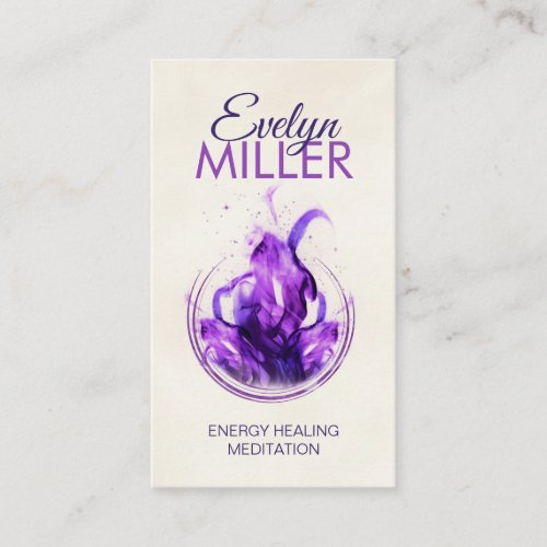 Violet flame _ Purple Flame Business Card