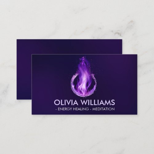 Violet flame _ Purple Flame Business Card