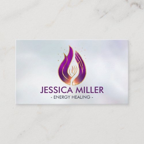 Violet flame _ Purple Flame Business Card