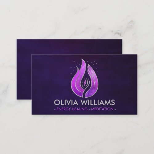 Violet flame _ Purple Flame Business Card