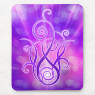 Violet Flame / Violet Fire Mouse Pad