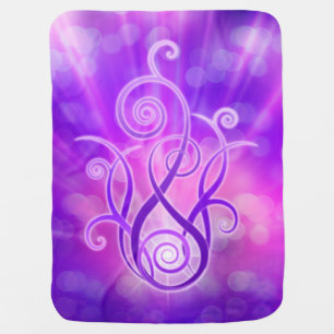 Violet Flame / Violet Fire Receiving Blanket
