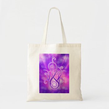 Violet Flame / Violet Fire Tote Bag by SpiritEnergyToGo at Zazzle