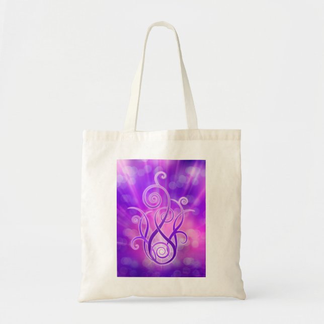 Violet Flame / Violet Fire Tote Bag (Front)