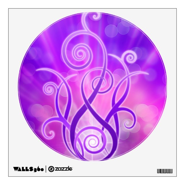 Violet Flame / Violet Fire Wall Decal (Front)
