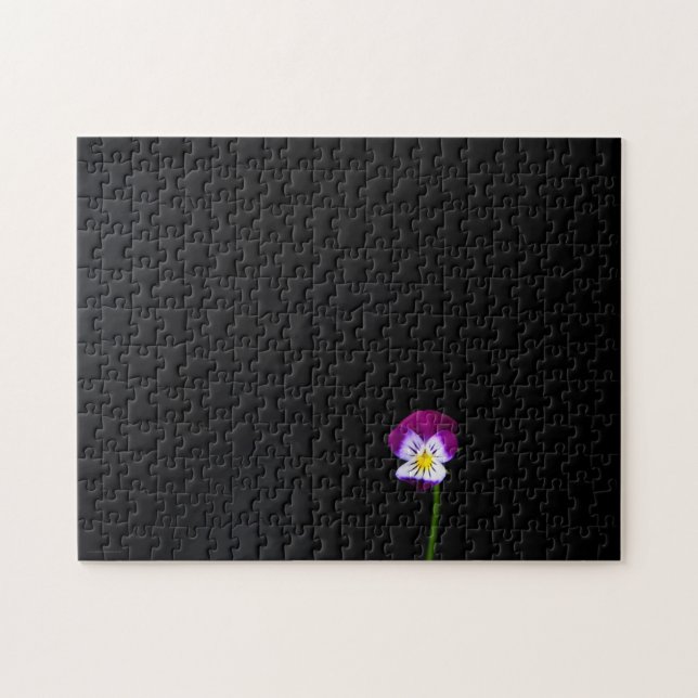 Violet Flower 11x14 252pc jpa Jigsaw Puzzle (Horizontal)