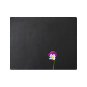 Violet Flower 14x11 (35x27.5cm) wamea Metal Print