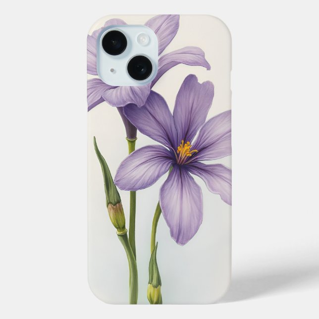 Violet flower Case-Mate iPhone case (Back)