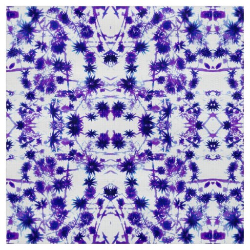 Violet Flower Fabric