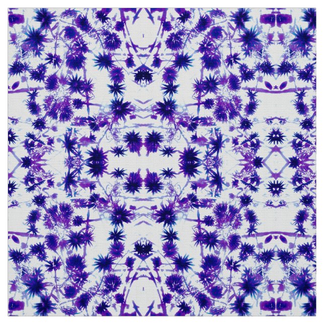 Violet Flower Fabric (Swatch)