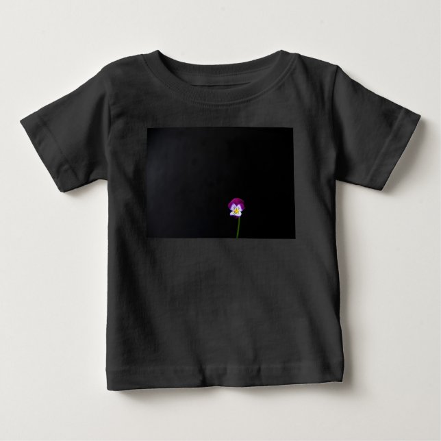 Violet Flower iccnm Baby T-Shirt (Front)