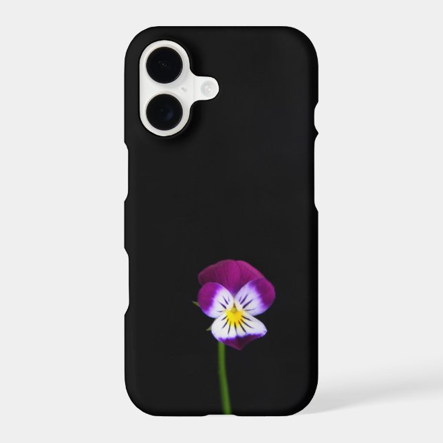 Violet Flower iphcna Iphone Case (Back)
