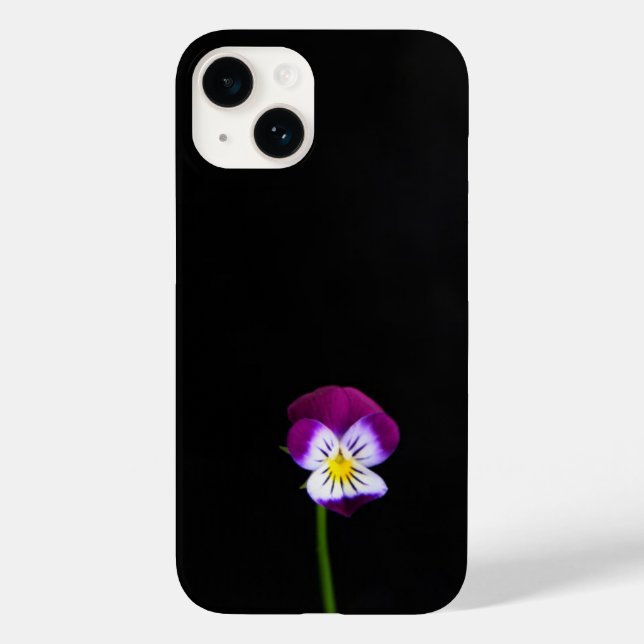 Violet Flower iphcnm Case-Mate iPhone Case (Back)