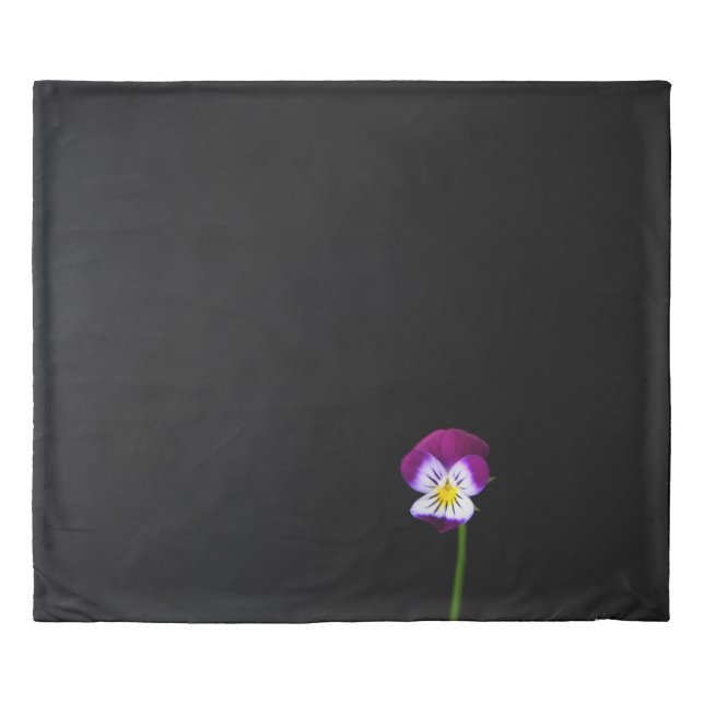 Violet Flower kccna Duvet Cover (Front)