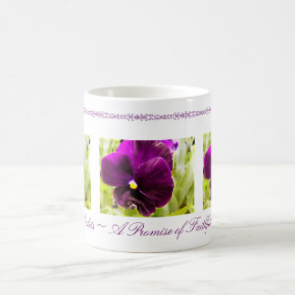 Violet Flower Mug