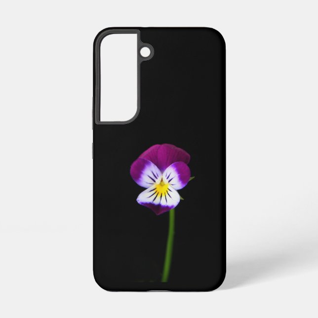 Violet Flower sgcna Samsung Galaxy Case (Back)