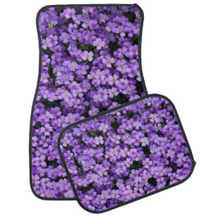 Violet Flowers Car Floor Mat Violets