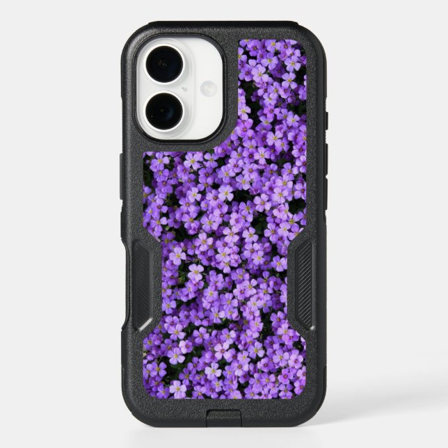 Violet Flowers iPhone Case (Back)