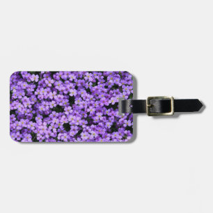 Violet Flowers Luggage Tag Beautiful Violets