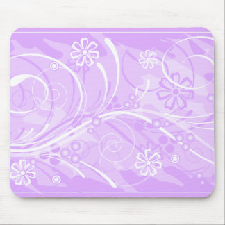 violet flowers mouse pad