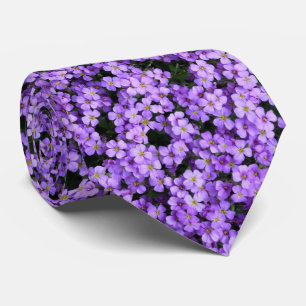 Violet Flowers Neck Tie Violets Spring