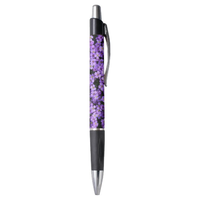 Violet Flowers Pen (Bottom (Vertical))