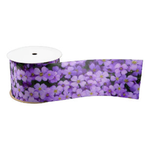 Violet Flowers Ribbon Violets