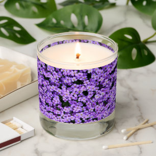 Violet Flowers Scented Candle Violets Flower