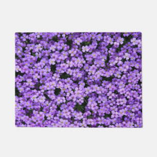 Violet Flowers - Spring Doormat