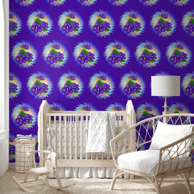 Violet Flowers Wallpaper (Kids)