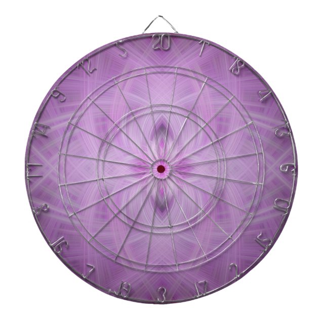 VIOLET -  Fractal Art - Dart Board (Front)