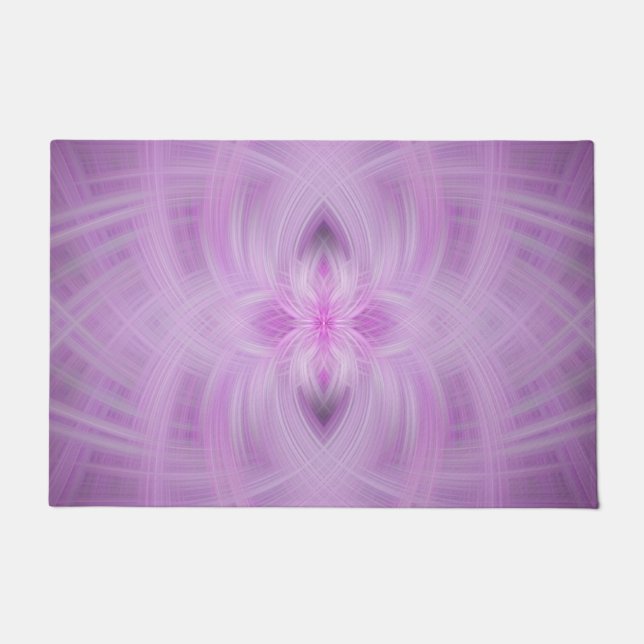 VIOLET - Fractal Art - Doormat (Front)