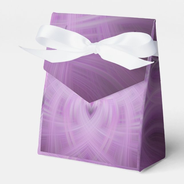 VIOLET - Fractal Art - Favor Boxes (Front Side)