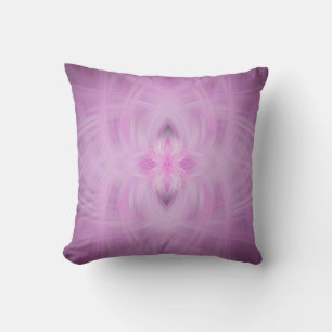 VIOLET - Fractal Art - Outdoor Pillow