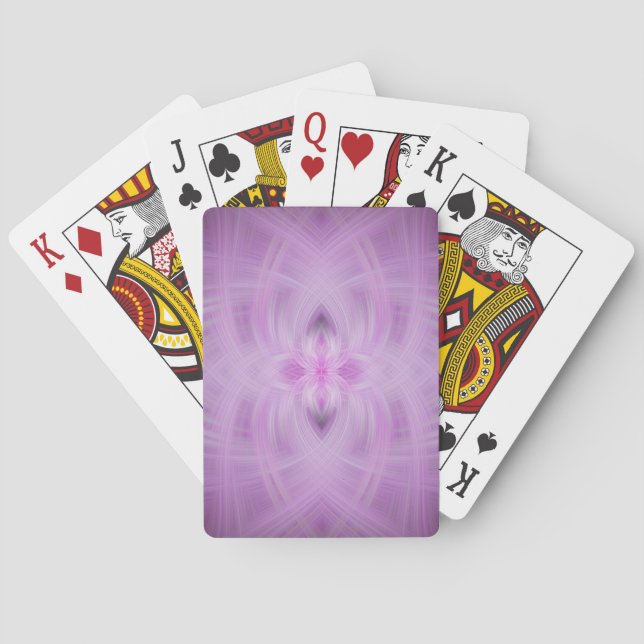 VIOLET -  Fractal Art - Poker Cards (Back)