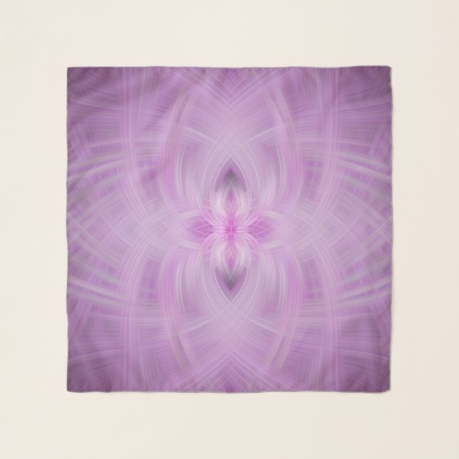 VIOLET - Fractal Art - Scarf (Front)