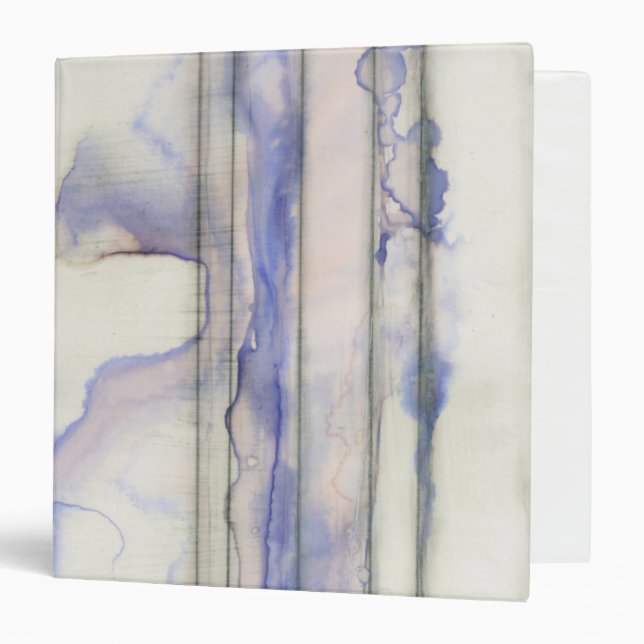 Violet Free Expression Watercolor 3 Ring Binder (Front/Inside)